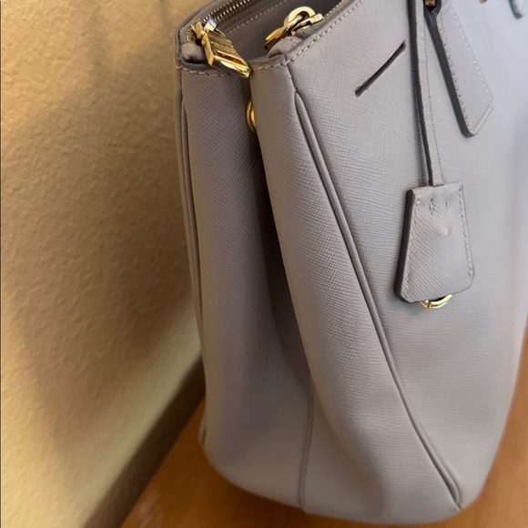 Prada Gray Galleria Saffiano Leather Tote Bag - Picture 4 of 16